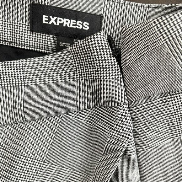 Express Faux Wrap Asymmetrical Pencil Skirt Preppy Office Wear Womens Size 6 - Picture 6 of 8